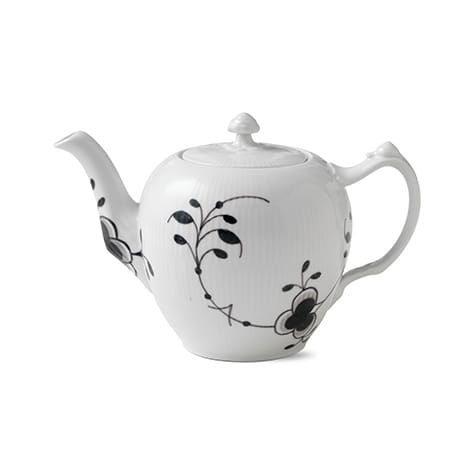 Black Fluted Mega czajnik - 1000 ml - Royal Copenhagen