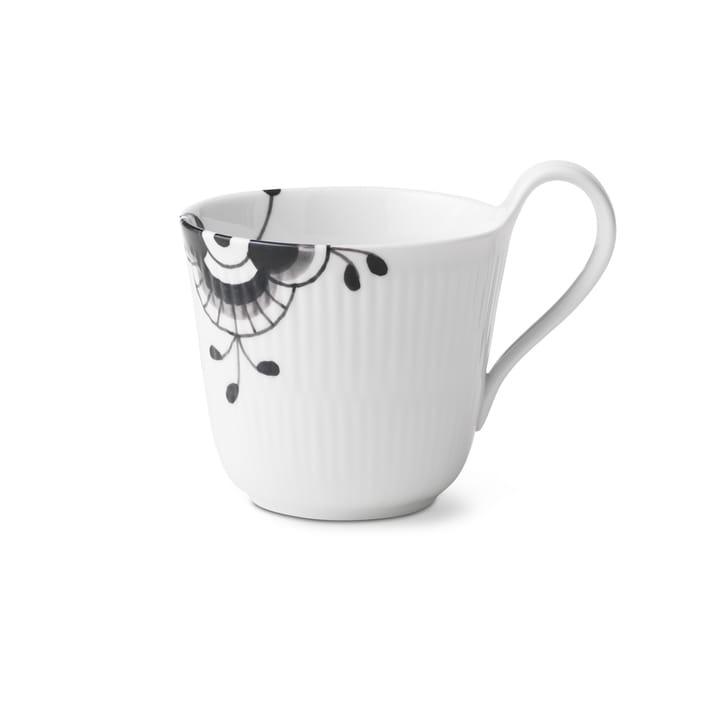 Black Fluted Mega filiżanka z wysokim uchwytem, 330 ml Royal Copenhagen