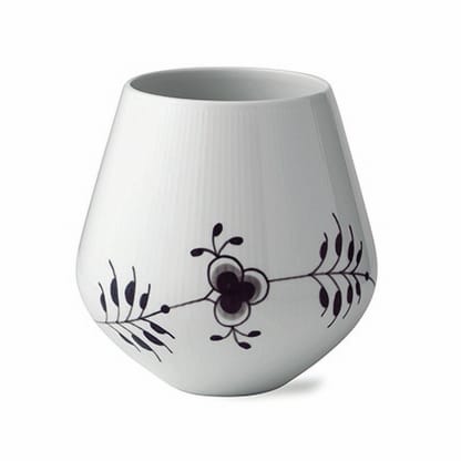 Black Fluted Mega wazon, 20,5 cm Royal Copenhagen