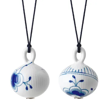 Blue Fluted Mega bombka 2 Części - Ø9,5 cm - Royal Copenhagen