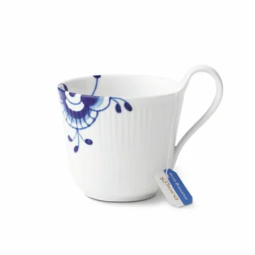 Blue Fluted Mega filiżanka 330 ml z wysokim uchwytem - Niebieski - Royal Copenhagen