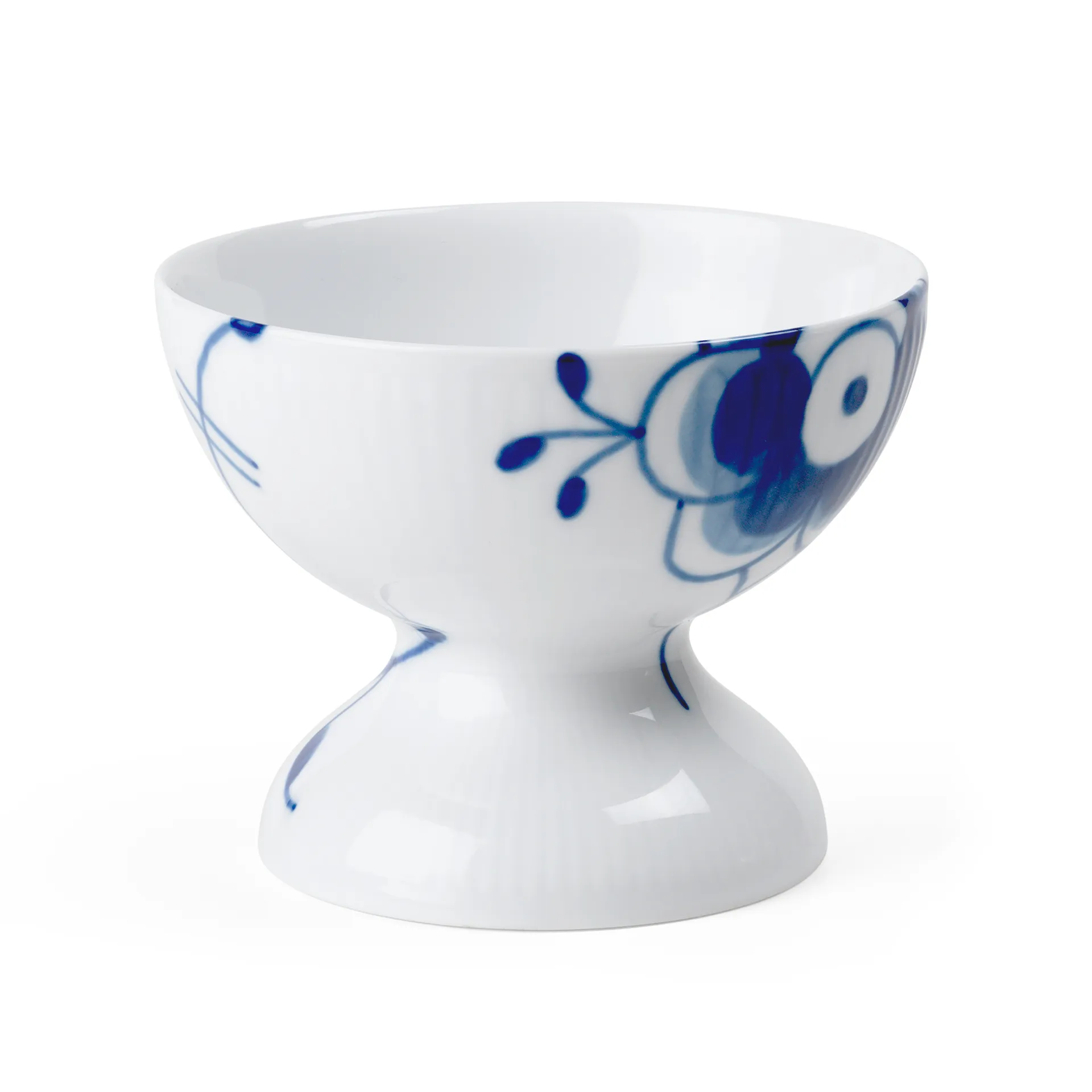 Blue Fluted Mega miska na stopce 8 cm, Niebiesko-biały Royal Copenhagen