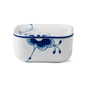 Blue Fluted Mega pudełko po maśle, 6,8 cm Royal Copenhagen