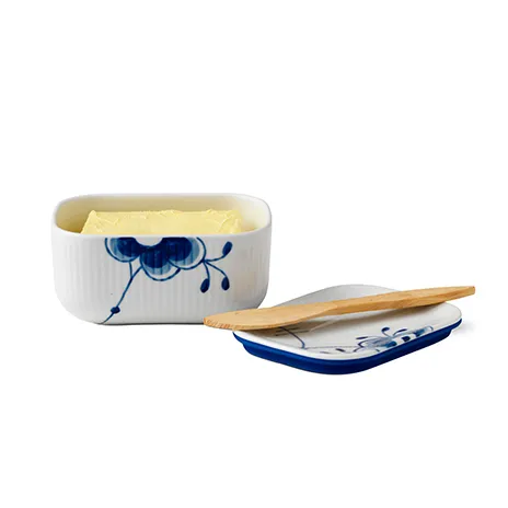 Blue Fluted Mega pudełko po maśle, 6,8 cm Royal Copenhagen