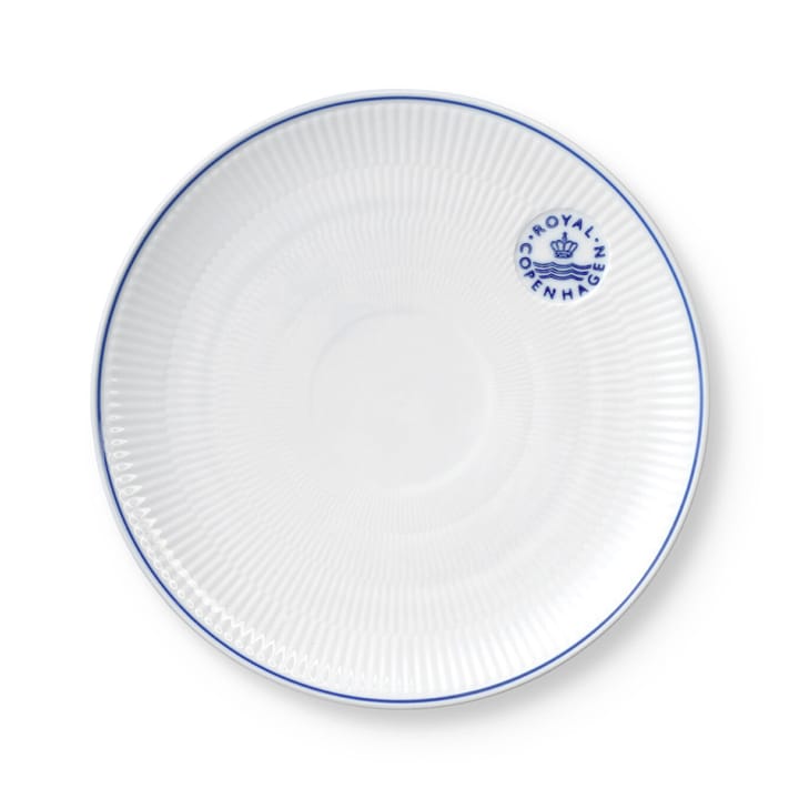 Blueline coupe talerz Ø23 cm, Biały-niebieski Royal Copenhagen