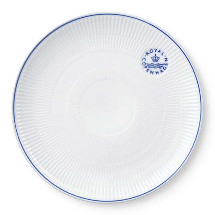 Blueline coupe talerz Ø27 cm, Biały-niebieski Royal Copenhagen