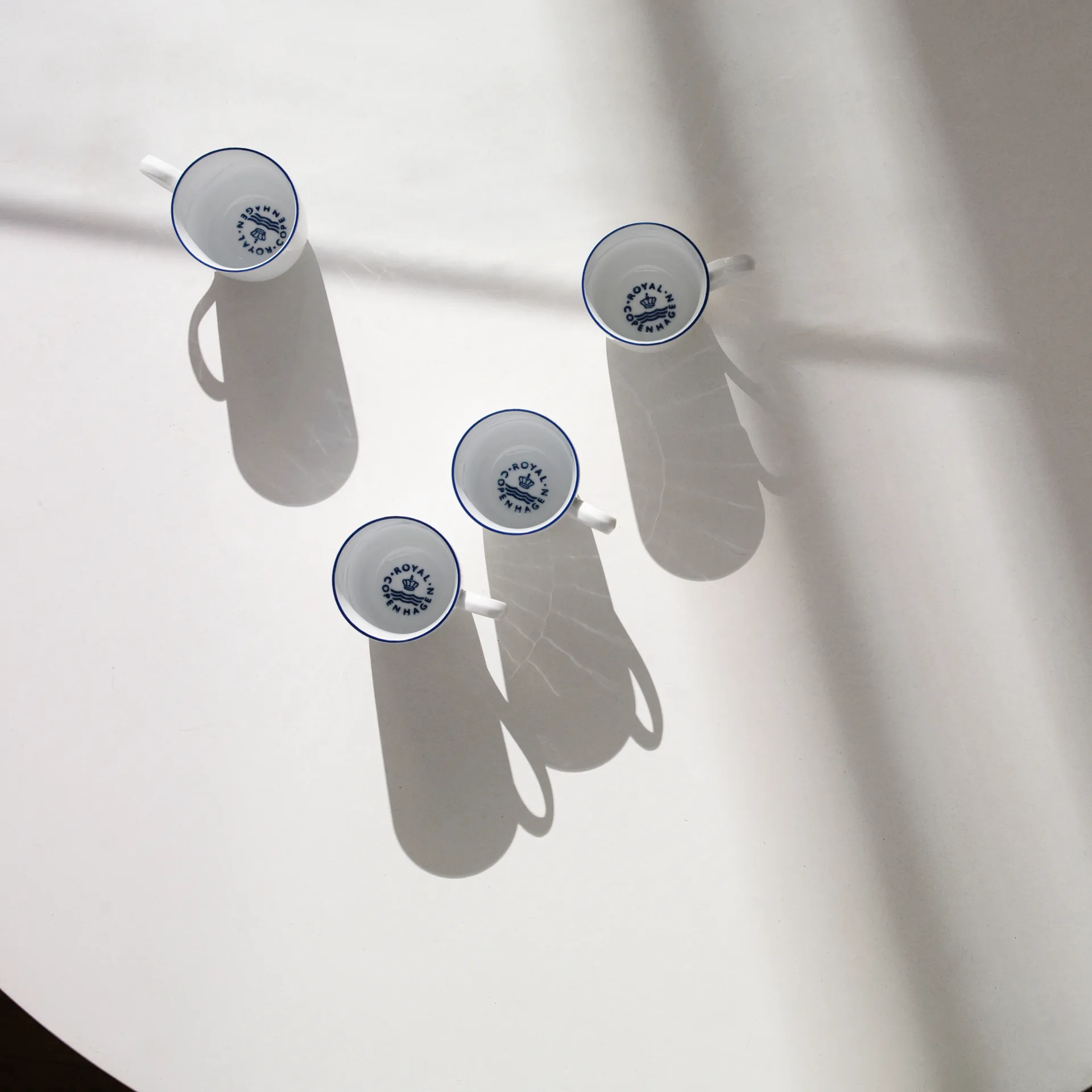 Blueline kubek 280 ml 2 szt, Biały-niebieski Royal Copenhagen