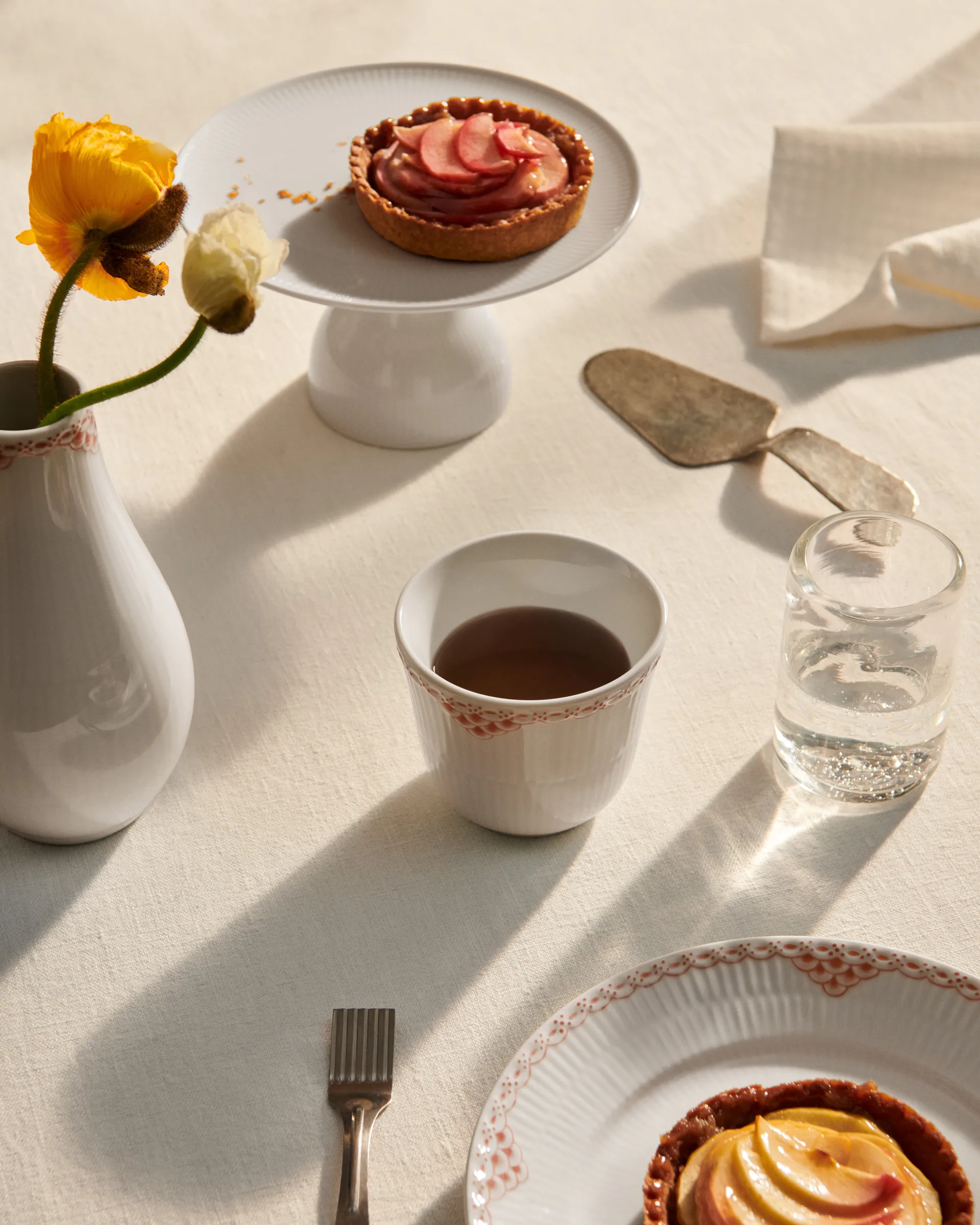 Coral Lace kubek termiczny 260 ml, Koral-biały Royal Copenhagen