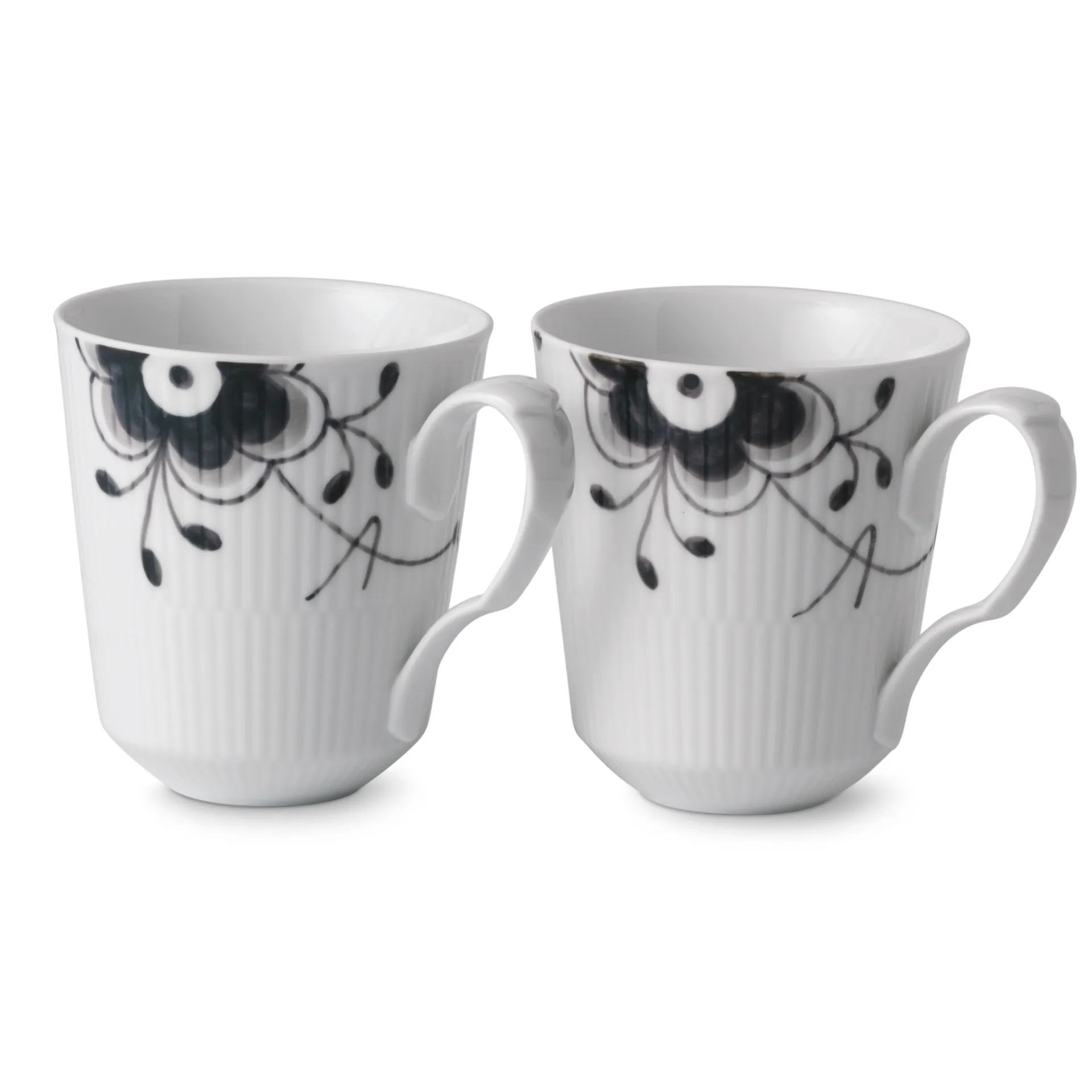 Filiżanka Black Fluted Mega 2-pak, 37 cl Royal Copenhagen