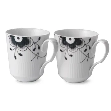 Filiżanka Black Fluted Mega 2-pak - 37 cl - Royal Copenhagen