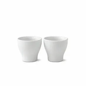 Kieliszek do jajka White Fluted 2-pak, 5 cm Royal Copenhagen