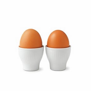 Kieliszek do jajka White Fluted 2-pak, 5 cm Royal Copenhagen