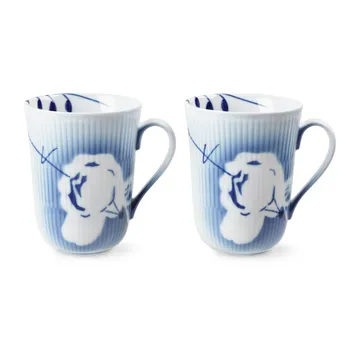 Kubek Mega Rose 2-pak - 330 ml - Royal Copenhagen