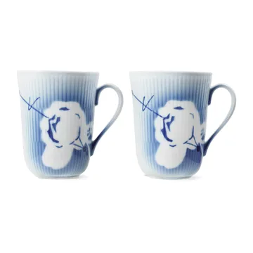 Kubek Mega Rose 2-pak - 330 ml - Royal Copenhagen