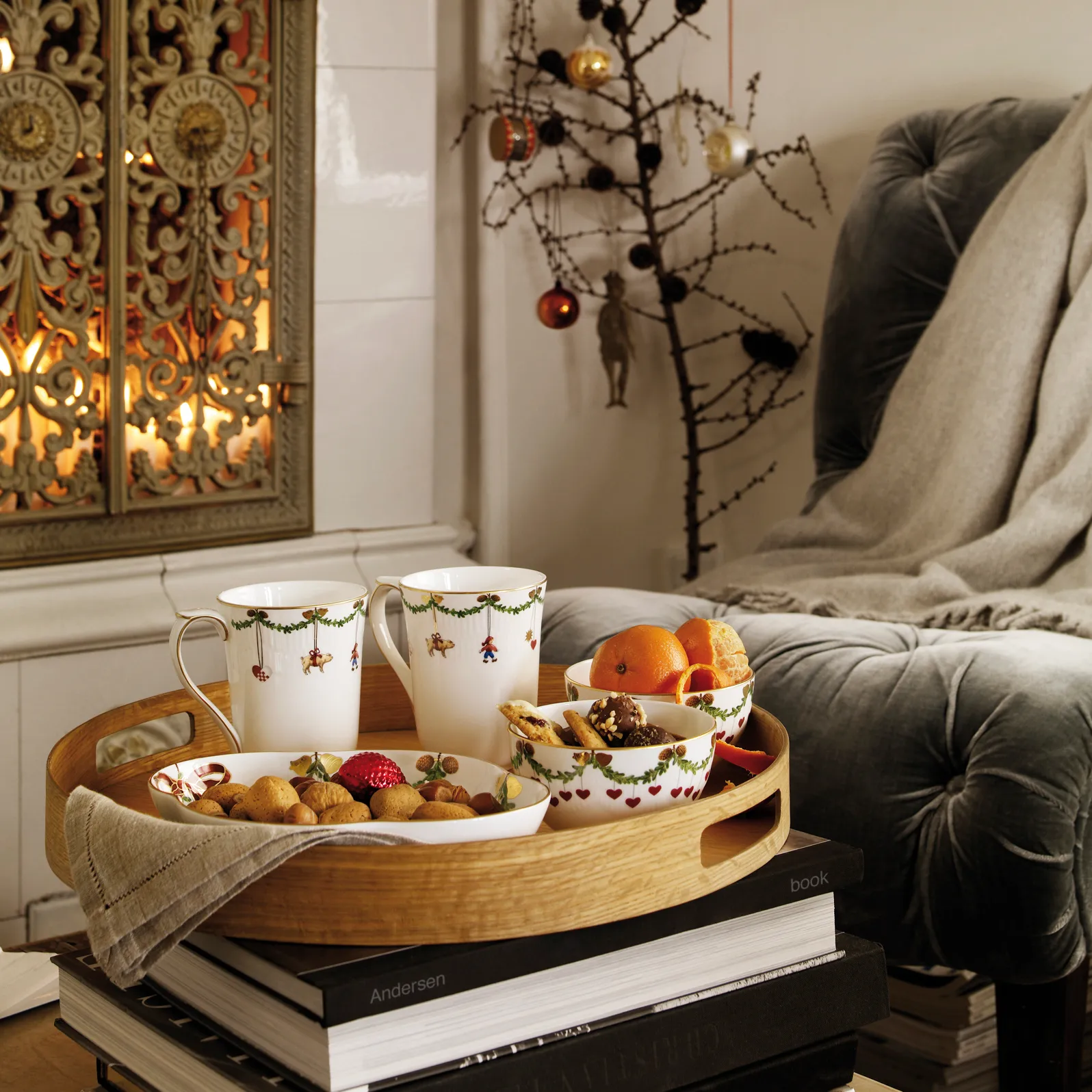 Kubek Star Fluted Christmas 2 szt., 33 cl Royal Copenhagen