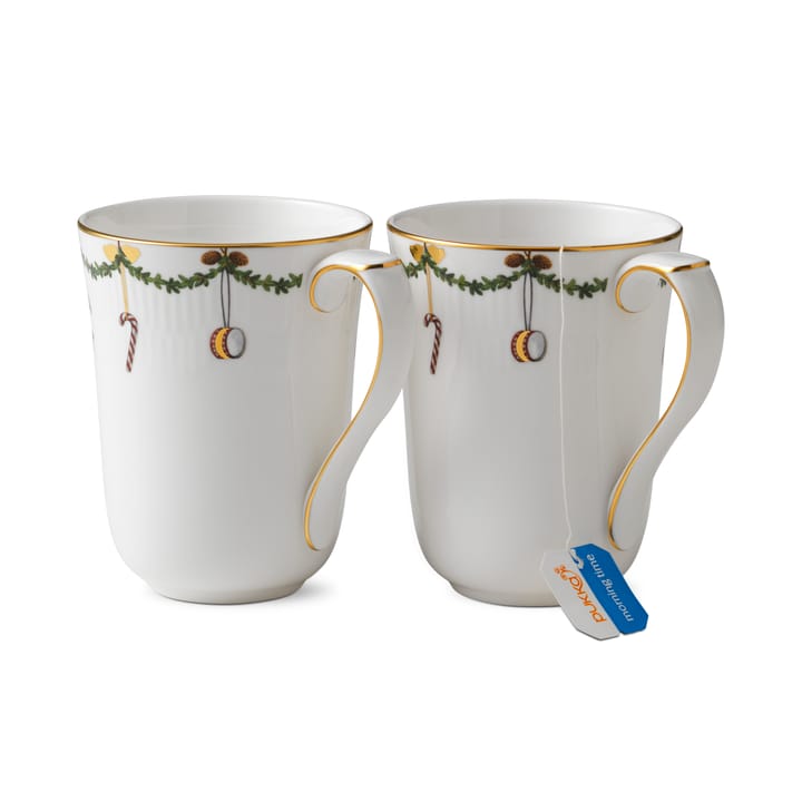 Kubek Star Fluted Christmas 2 szt., 33 cl Royal Copenhagen