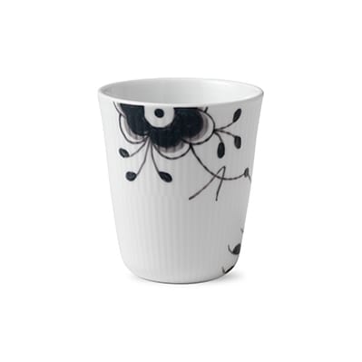 Kubek termiczny Black Fluted Mega - 290 ml - Royal Copenhagen