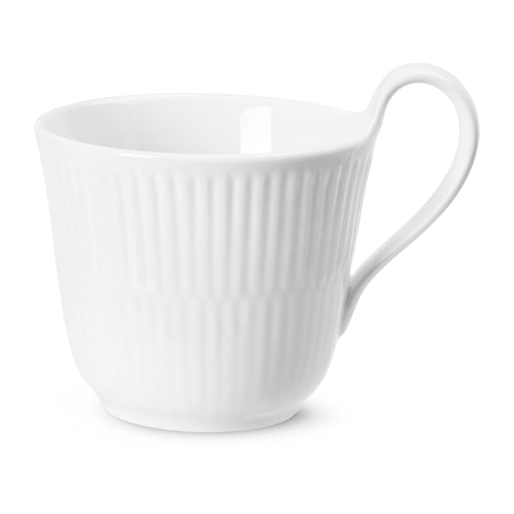 Kubek White Fluted z wysokim uchem - 25 cl - Royal Copenhagen