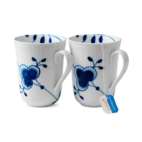 Kubki Blue Fluted Mega 2 szt. | Royal Copenhagen → NordicNest.pl