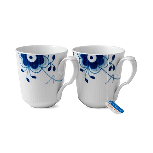 Kubki Blue Fluted Mega 2 szt., 37 cl Royal Copenhagen