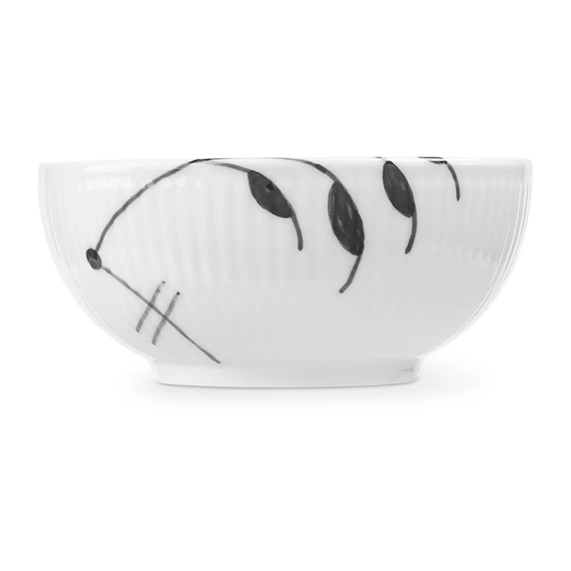 Miska Black Fluted Mega, Ø11,5 cm Royal Copenhagen