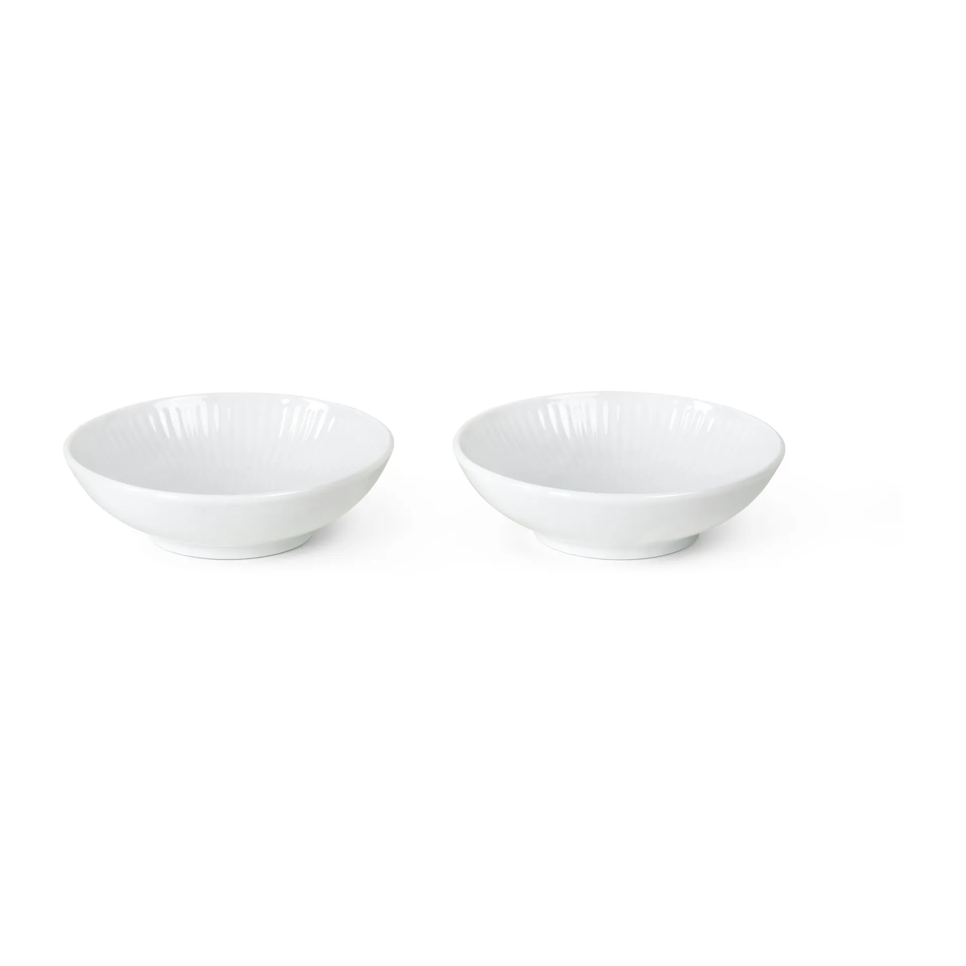 Miska do dipów White Fluted 2-pak, 9 cl Royal Copenhagen