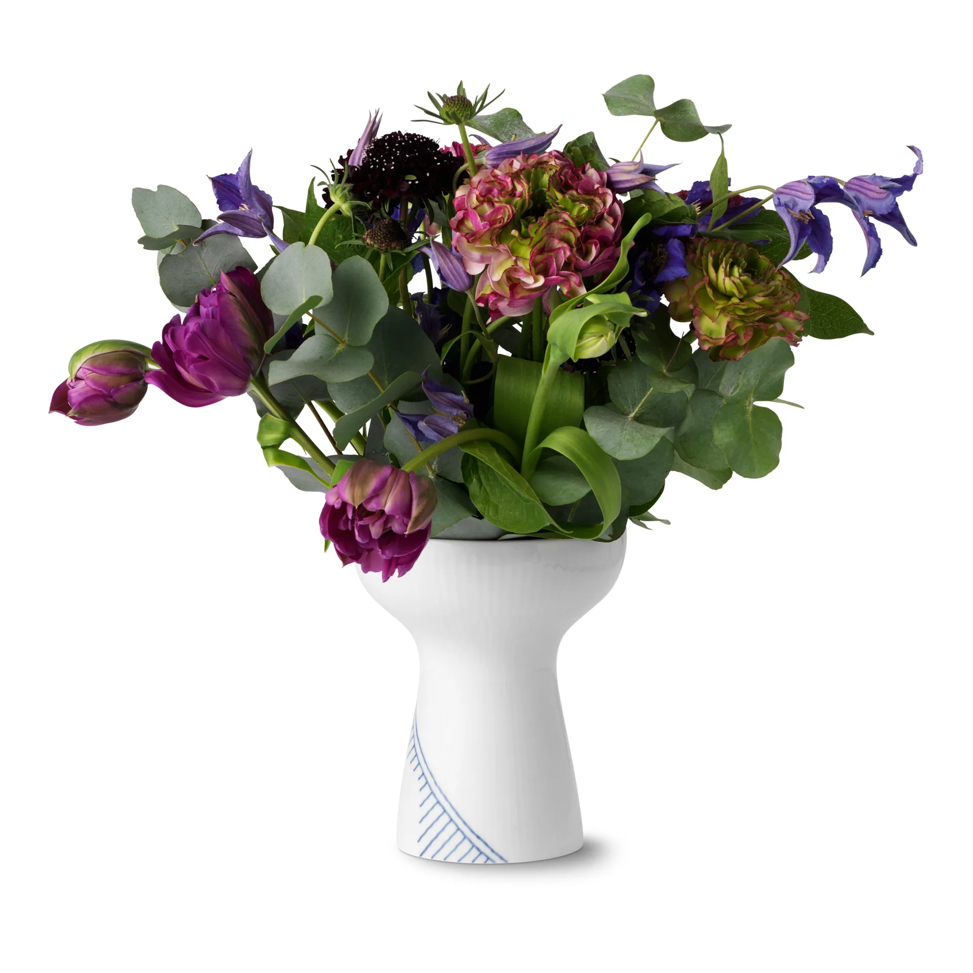 Otwarty wazon Blue Fluted Mega, 15 cm Royal Copenhagen