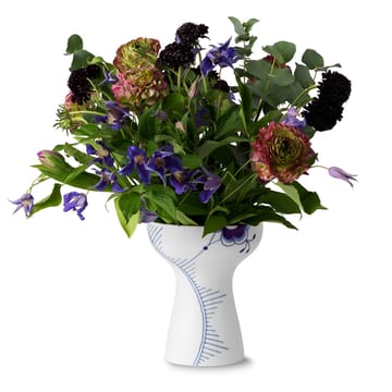Otwarty wazon Blue Fluted Mega - 19 cm - Royal Copenhagen