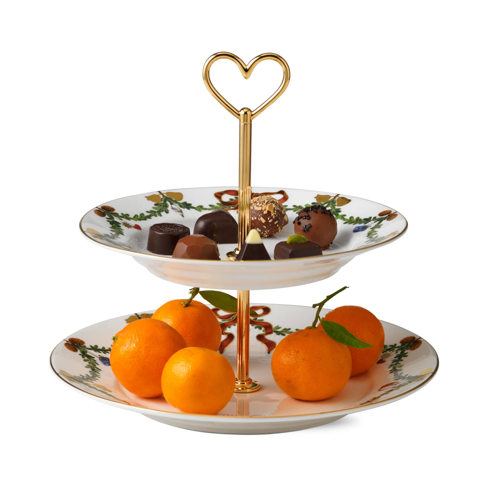 Patera piętrowa do ciasta Star Fluted Christmas, 23 cm Royal Copenhagen