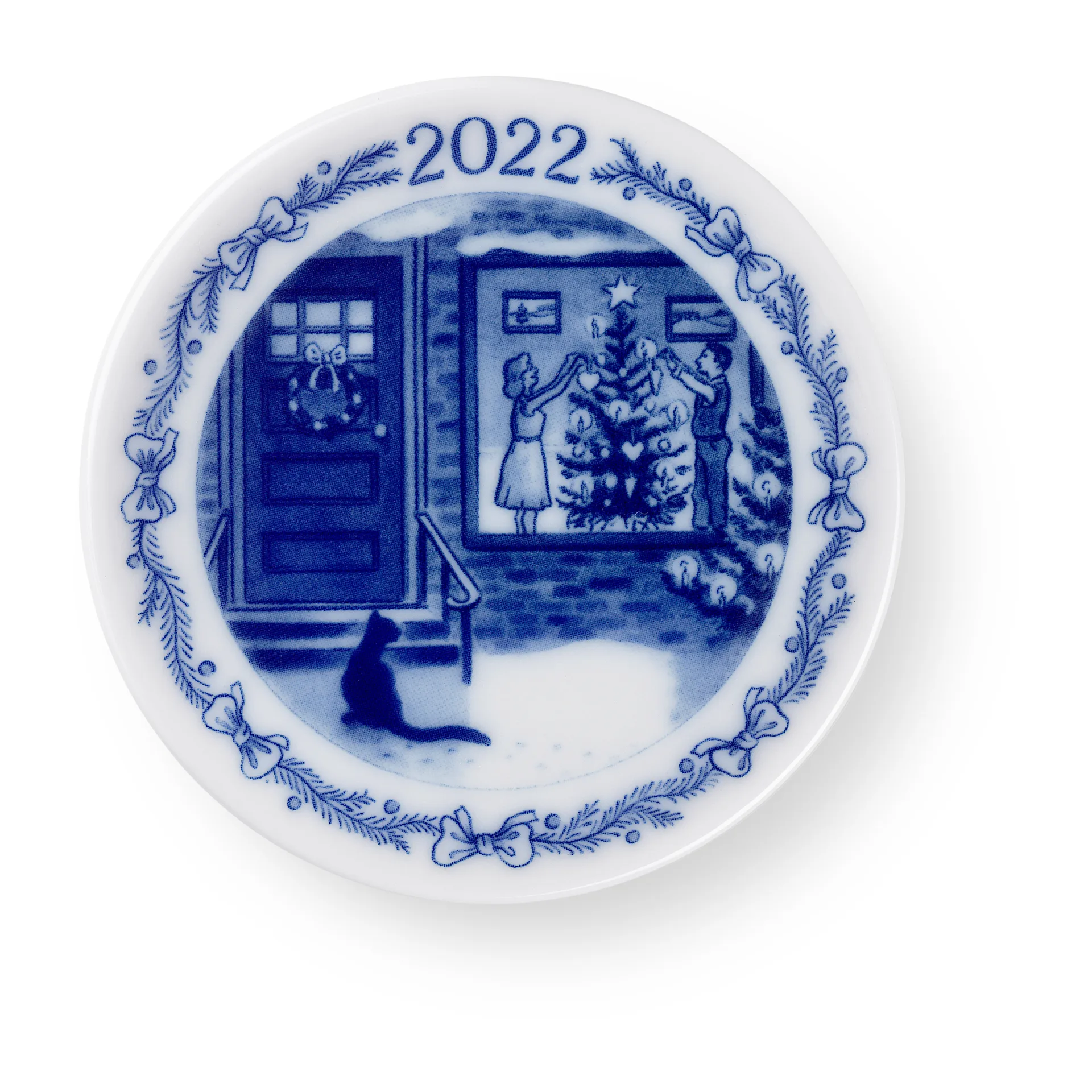 Plakietka świąteczna 2022 od Royal Copenhagen, biały Royal Copenhagen