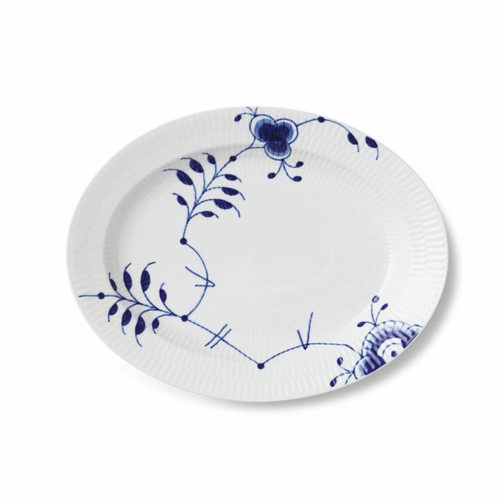 Półmisek Blue Fluted Mega ovalny - 30,5 cm - Royal Copenhagen