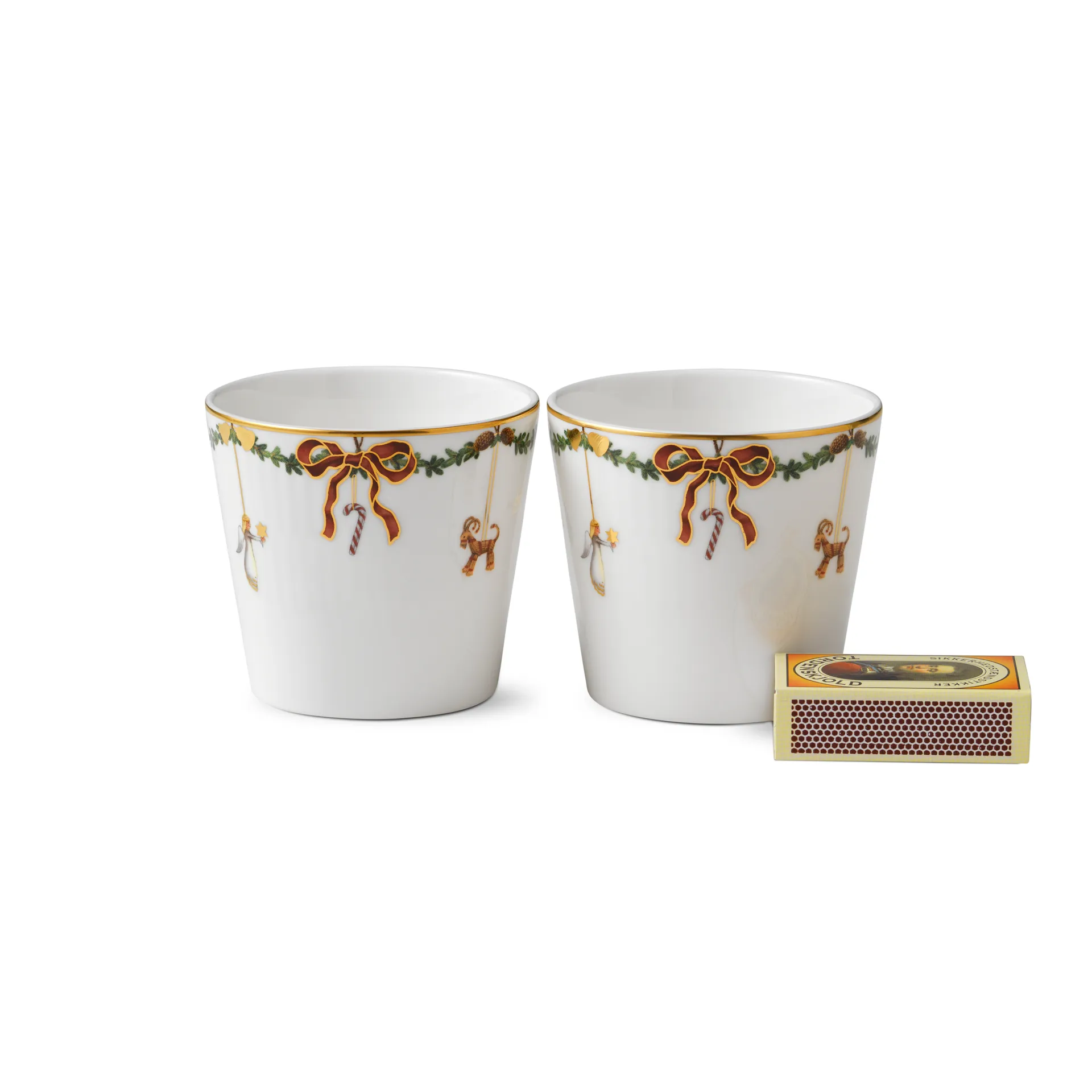 Star Fluted Christmas Świąteczne kubki do serwowania 2 szt, 300 ml Royal Copenhagen