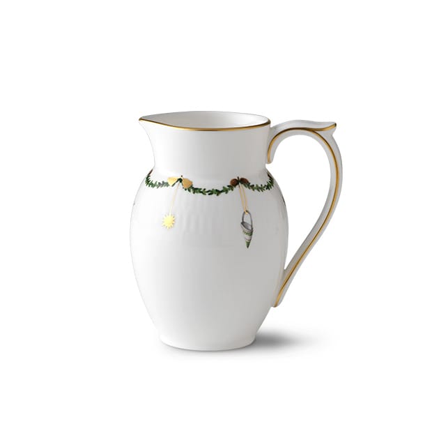 Star Fluted Christmas Świąteczny dzbanek na mleko, 390 ml Royal Copenhagen