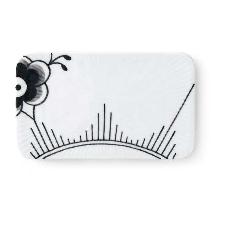 Taca do serwowania Black Fluted Mega, 15,5 cm Royal Copenhagen