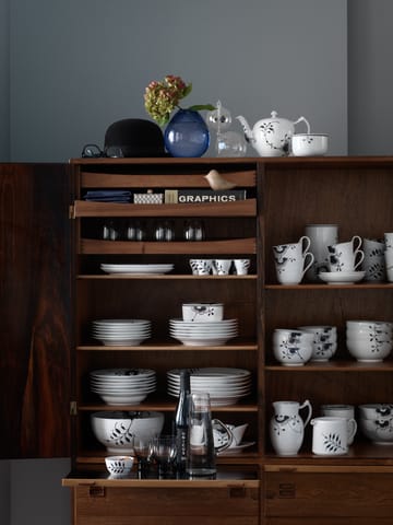 Talerz Black Fluted Mega 2 - Ø22 cm - Royal Copenhagen