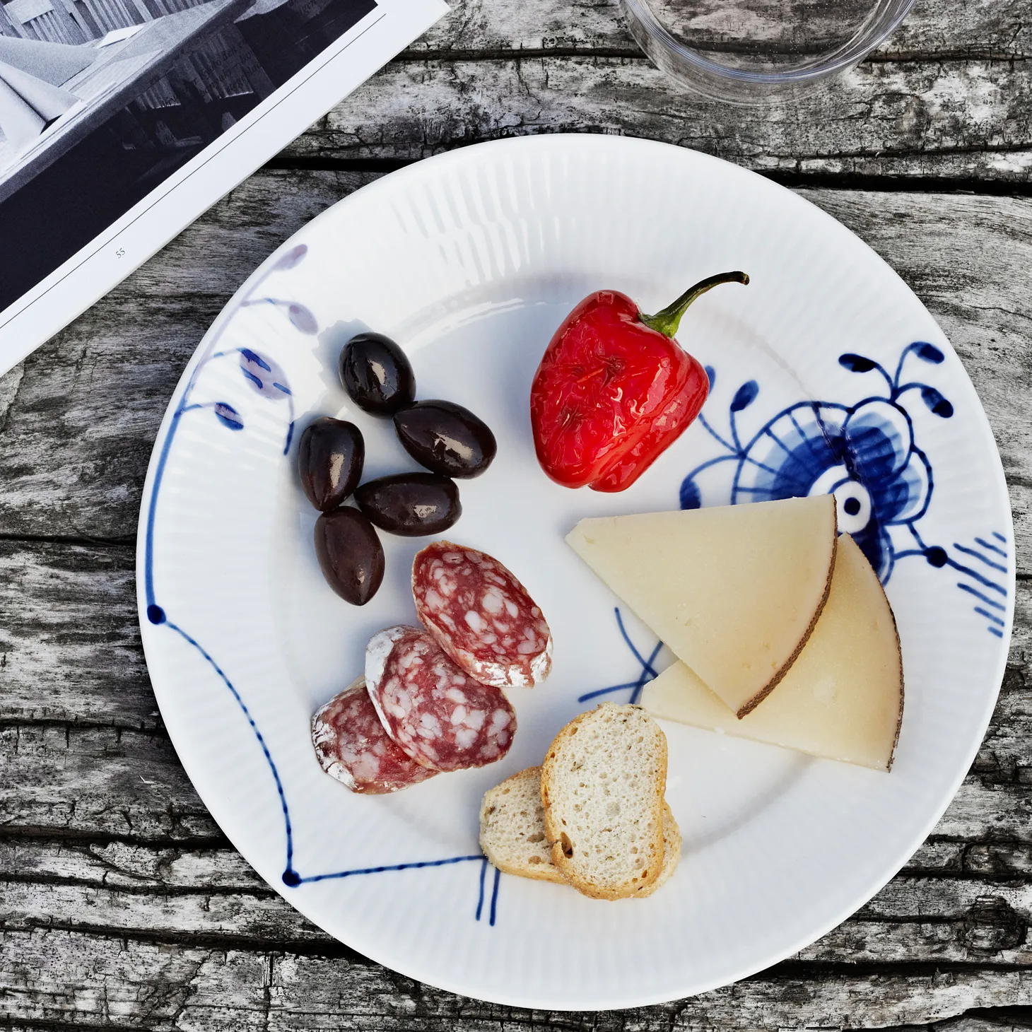 Talerz Blue Fluted Mega 6, Ø 19 cm Royal Copenhagen