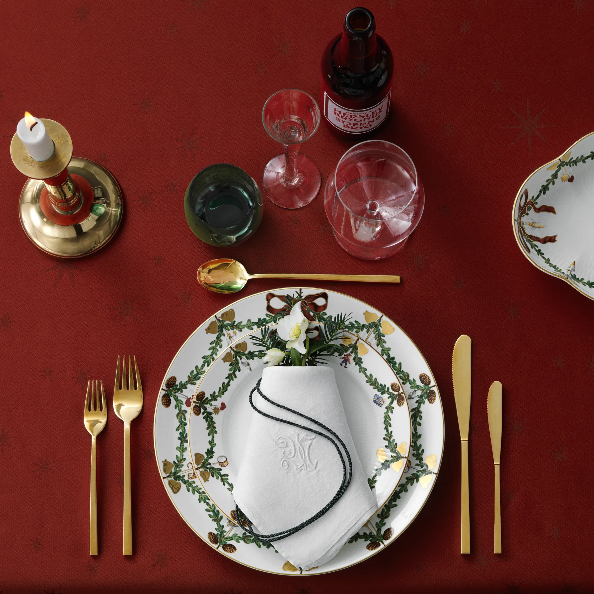 Talerz Star Fluted Christmas, Ø 22 cm Royal Copenhagen