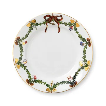 Talerz Star Fluted Christmas - Ø 22 cm - Royal Copenhagen
