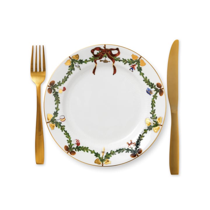 Talerz Star Fluted Christmas, Ø 22 cm Royal Copenhagen