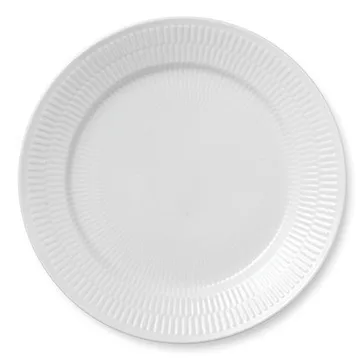 Talerz White Fluted - Ø 27 cm - Royal Copenhagen