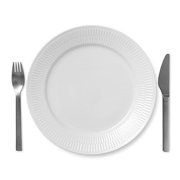 Talerz White Fluted, Ø 27 cm Royal Copenhagen