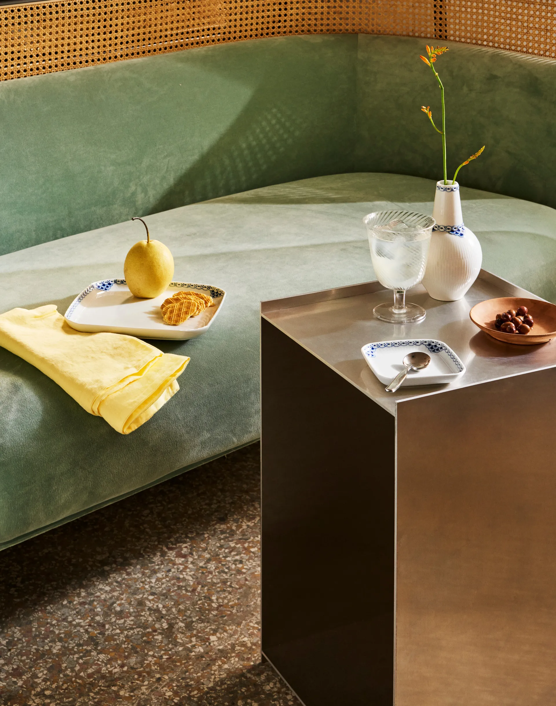 Talerzyk kwadratowy Princess, Ø10 cm Royal Copenhagen