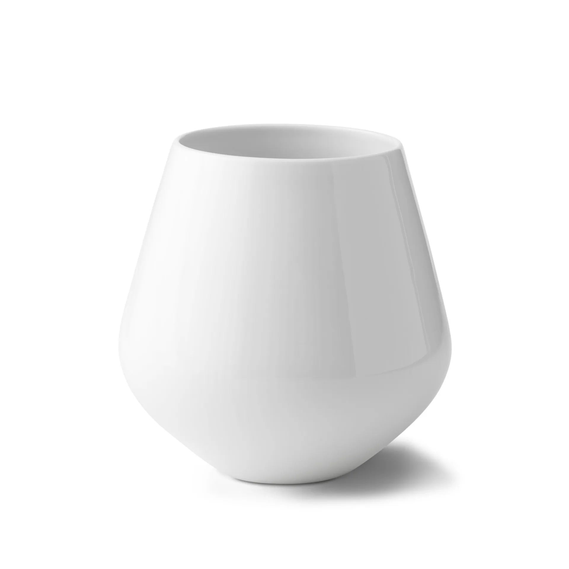 Wazon White Fluted, 20,5 Royal Copenhagen