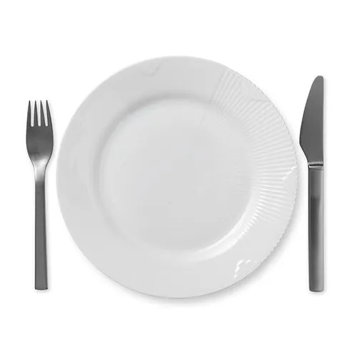 White Elements talerz, Ø 22 cm Royal Copenhagen