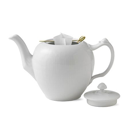 White Fluted czajniczek, 1000 ml Royal Copenhagen
