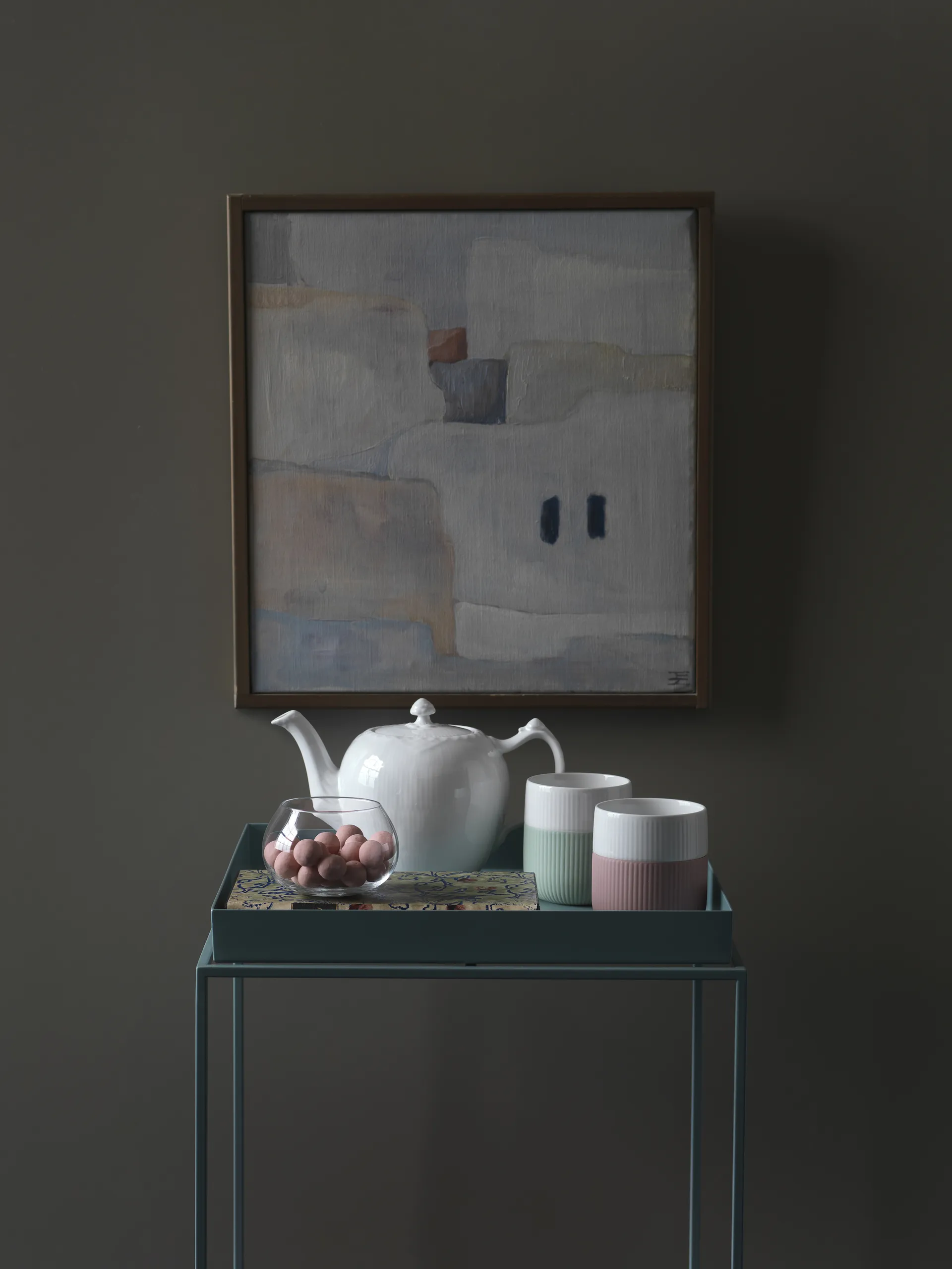 White Fluted Half Lace czajnik, 1 litr Royal Copenhagen