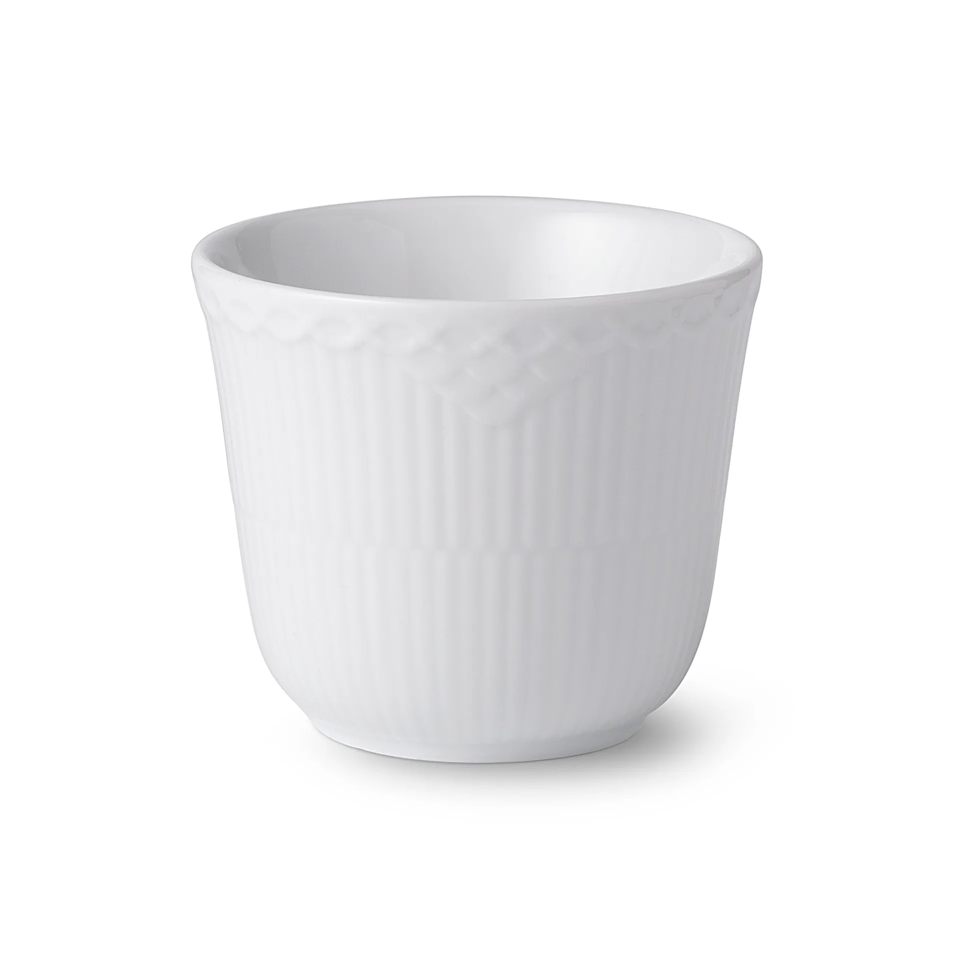 White Fluted Half Lace kubek termiczny, 260 ml Royal Copenhagen