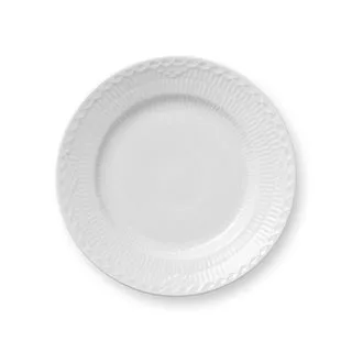 White Fluted Half Lace talerz - Ø 17 cm - Royal Copenhagen