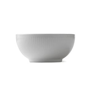 White Fluted miska - Ø 13 cm - Royal Copenhagen