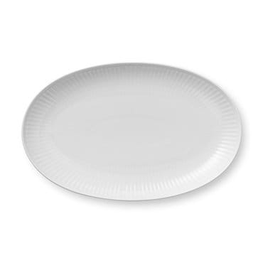 White Fluted owalny spodek - 23 cm - Royal Copenhagen